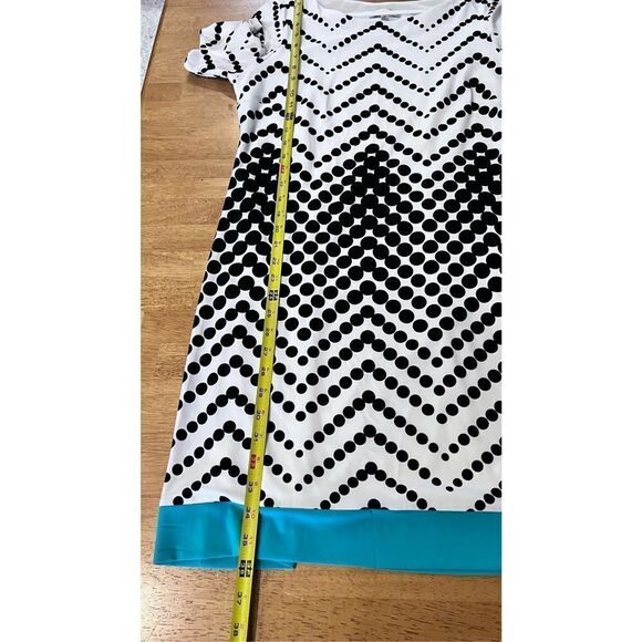 SANDRA DARREN RETRO MOD POLKA DOT WOMENS DRESS SIZE 12 - Picture 7 of 9